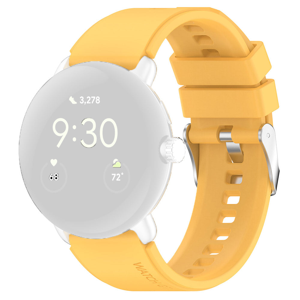 Techsuit W026 rem för Samsung Galaxy Watch / Huawei Watch Series, 20mm, Gul