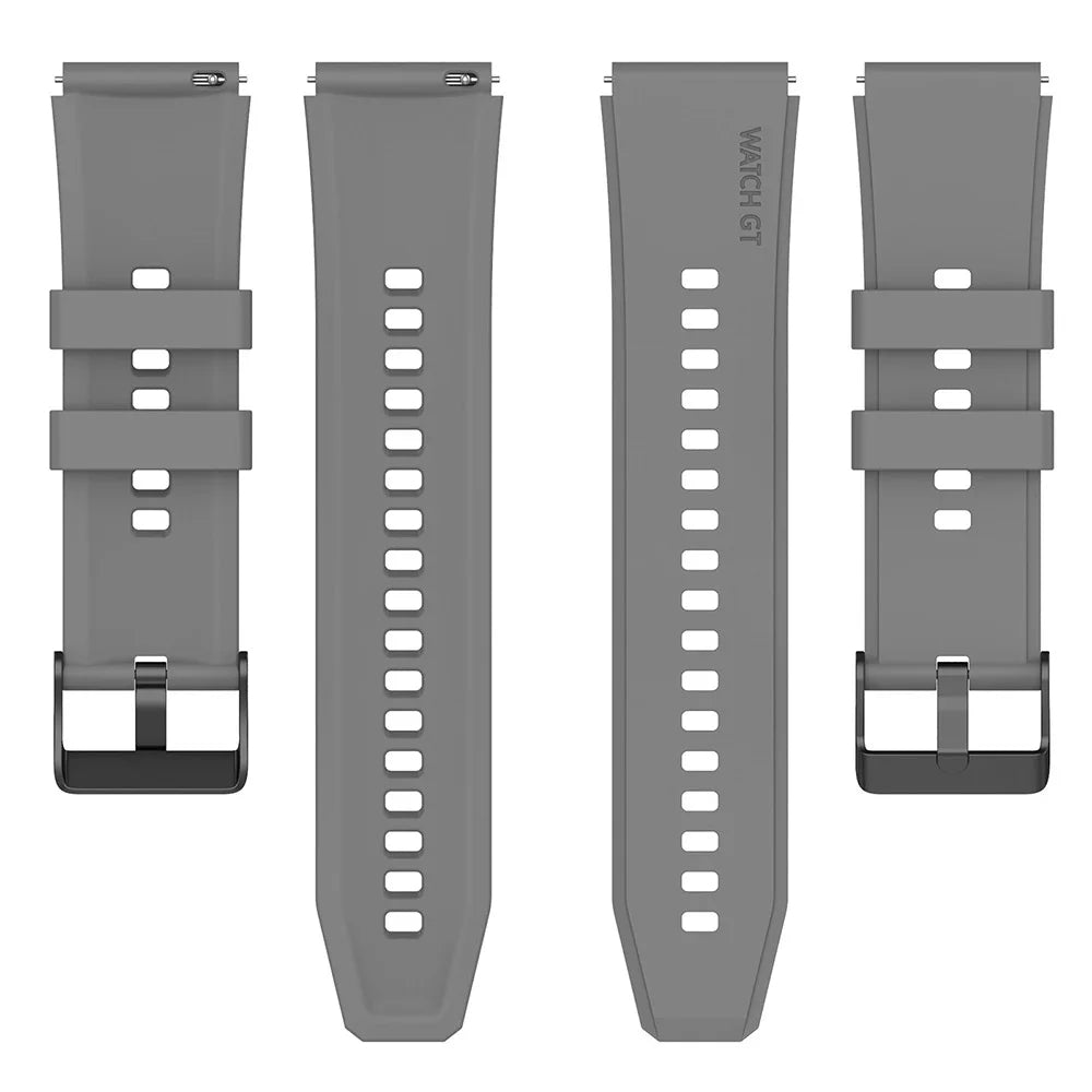 Techsuit W026 rem för Samsung Galaxy Watch / Huawei Watch Series, 20mm, Grå