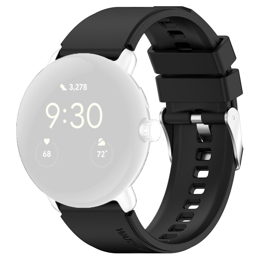 Techsuit W026 rem för Samsung Galaxy Watch / Huawei Watch Series, 20mm, Svart