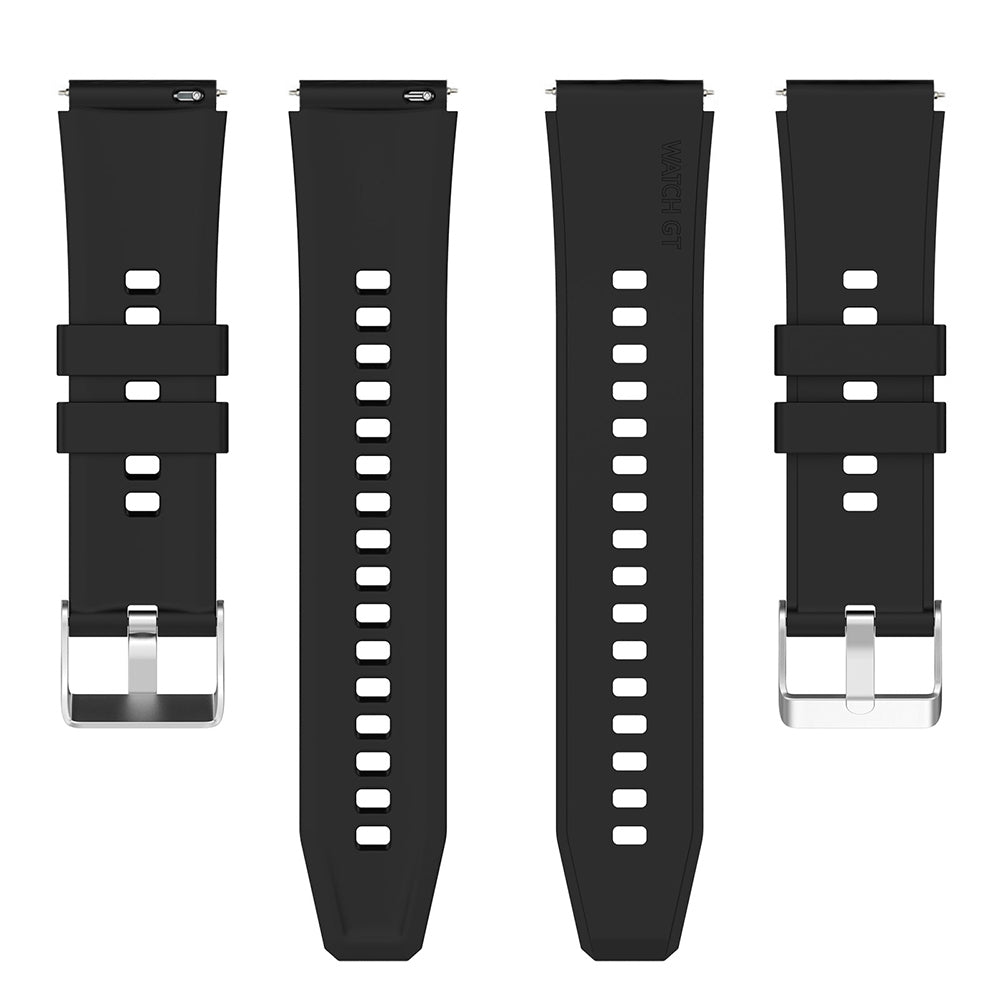 Techsuit W026 rem för Samsung Galaxy Watch / Huawei Watch Series, 20mm, Svart