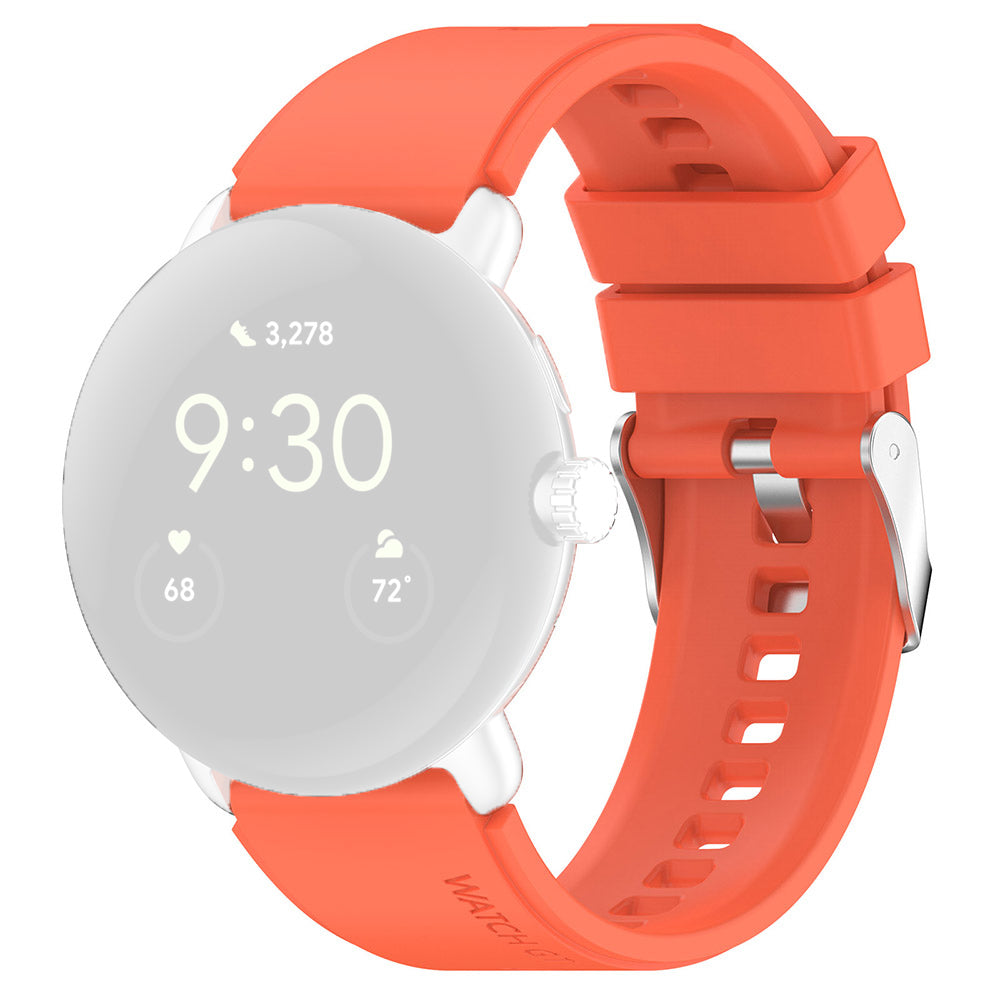 Techsuit W026 rem för Samsung Galaxy Watch / Huawei Watch Series, 20mm, Orange