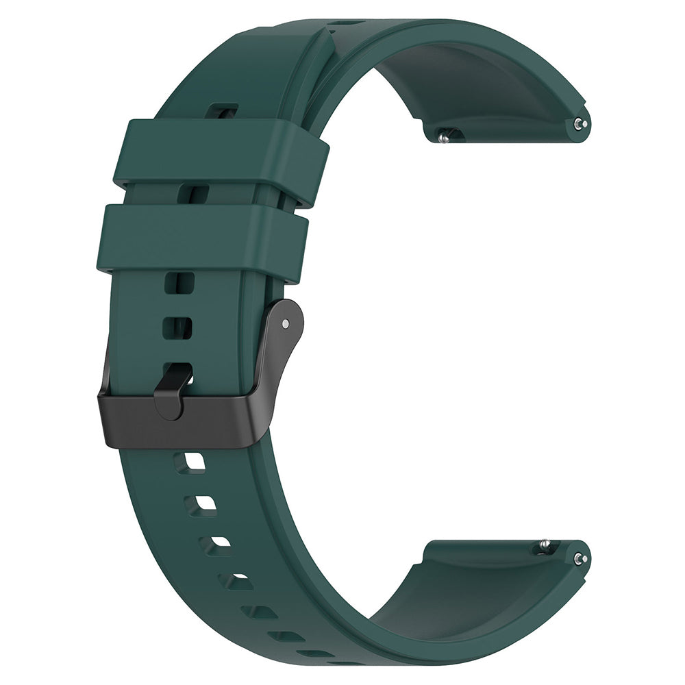 Techsuit W026 rem för Samsung Galaxy Watch / Huawei Watch Series, 20mm, Mörkgrön