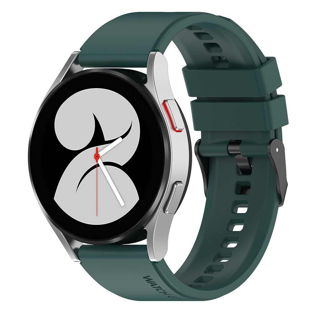 Techsuit W026 rem för Samsung Galaxy Watch / Huawei Watch Series, 20mm, Mörkgrön