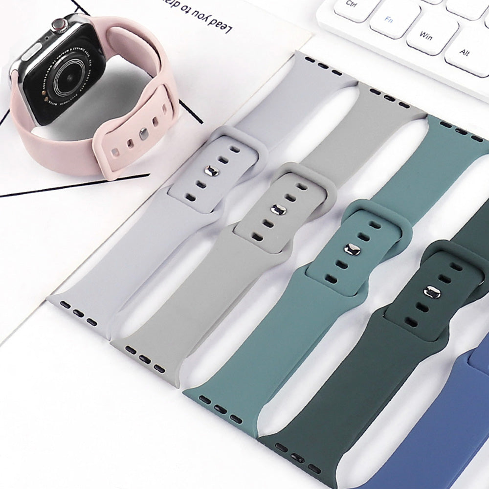 Techsuit W031 rem för Apple Watch 42mm / 41mm / 40mm / 38mm Series, Grå
