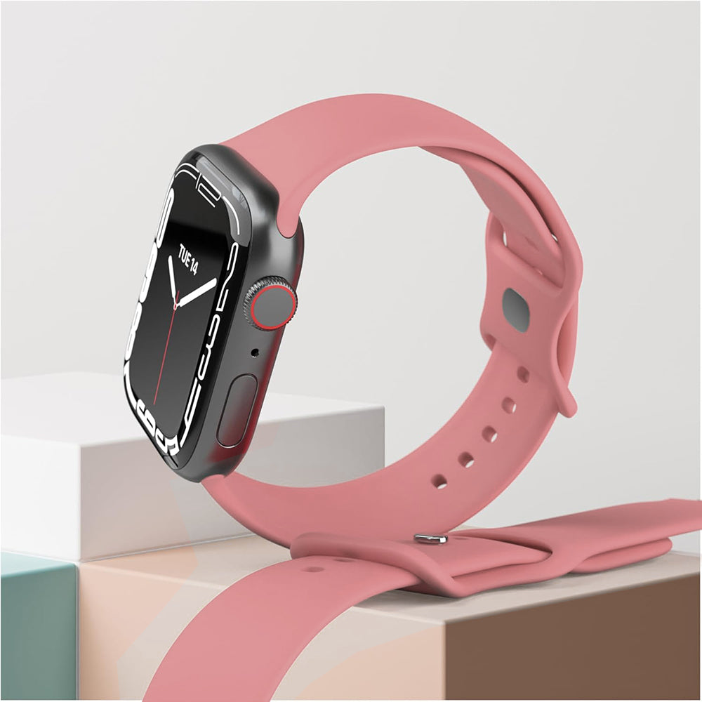 Techsuit W031 rem för Apple Watch 42mm / 41mm / 40mm / 38mm Series, Rosa