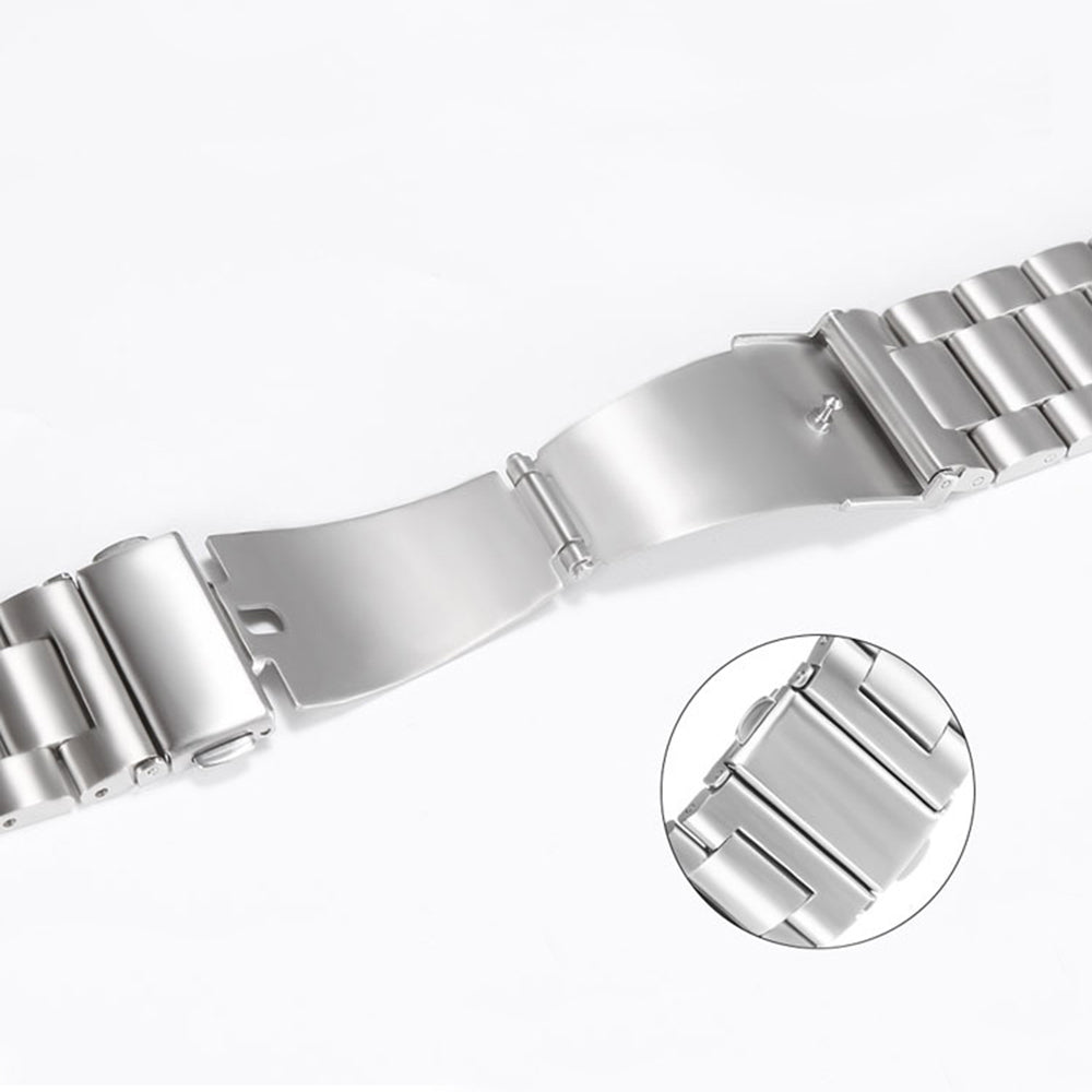 Techsuit W036 rem för Apple Watch 49mm / 46mm / 45mm / 44mm / 42mm Series, Silver