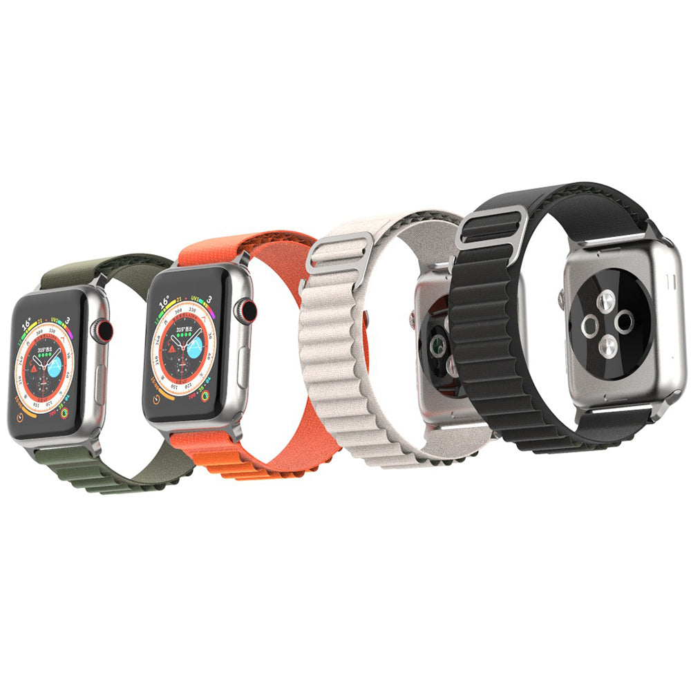 Techsuit W037 rem för Apple Watch 42mm / 41mm / 40mm / 38mm Series, Vit