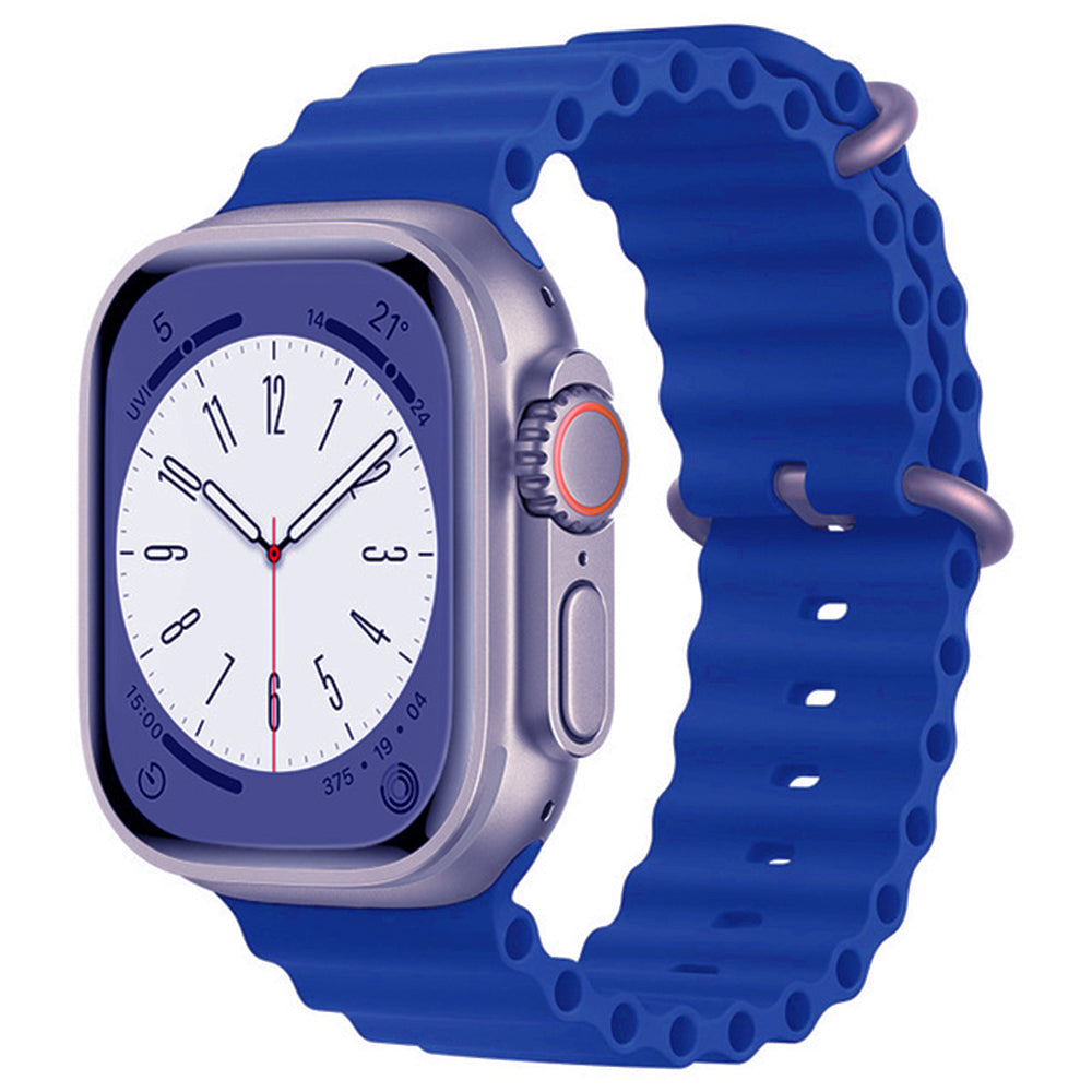 Techsuit W038 klockarmband för Apple Watch 42mm / 41mm / 40mm / 38mm Series, Blå