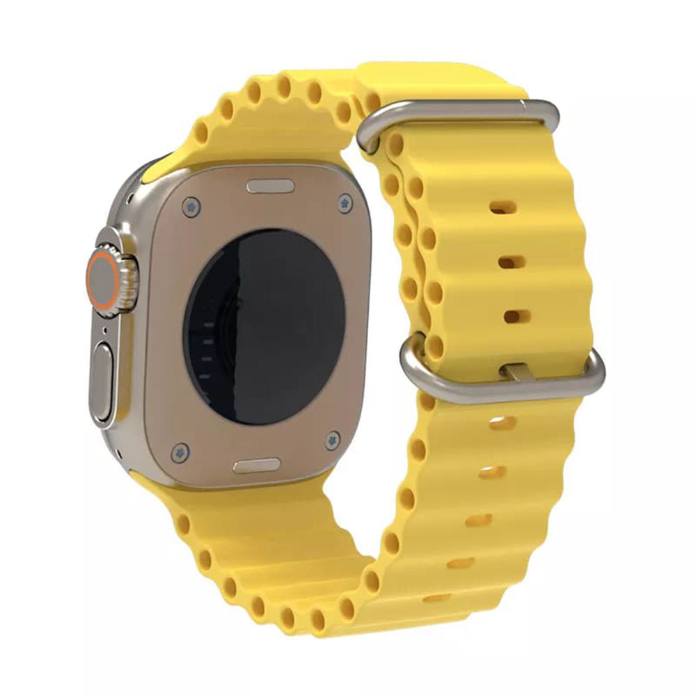 Techsuit W038 rem för Apple Watch 42mm / 41mm / 40mm / 38mm Series, Gul