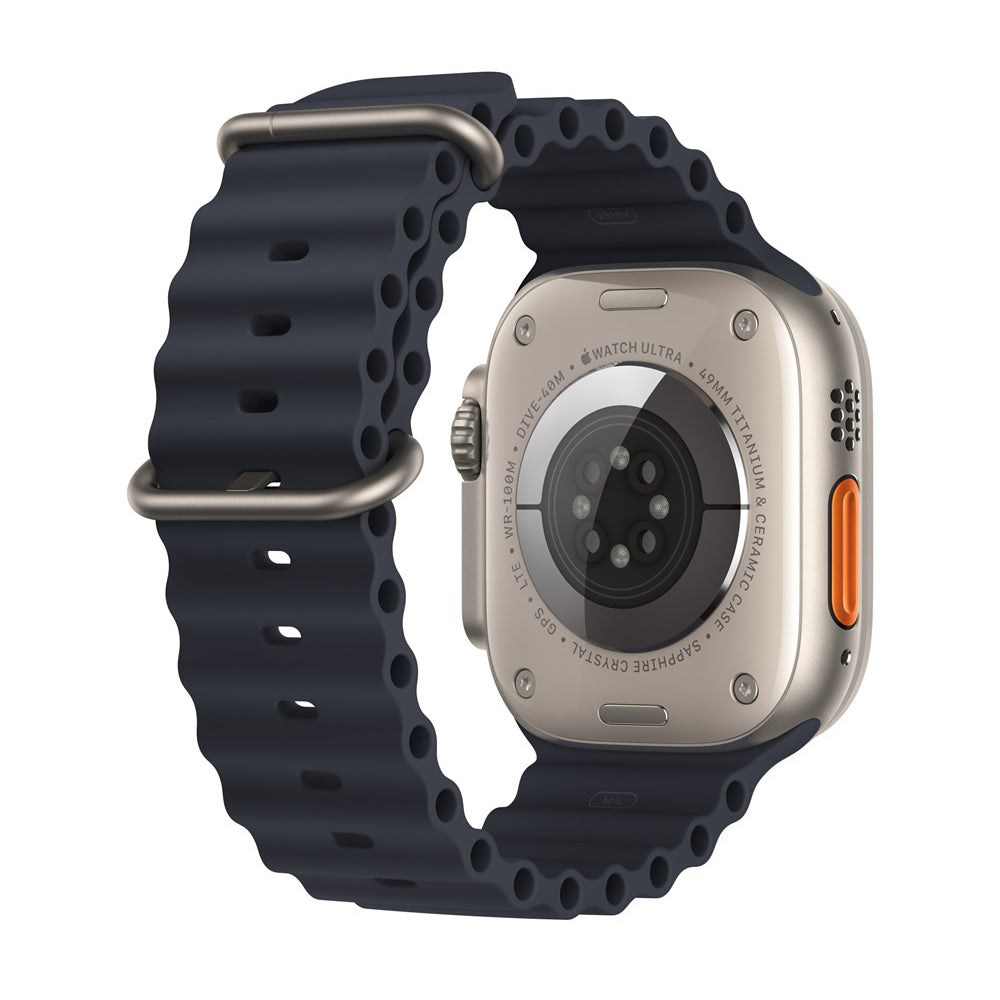 Techsuit W038 Strap for Apple Watch 42mm / 41mm / 40mm / 38mm Series, Black