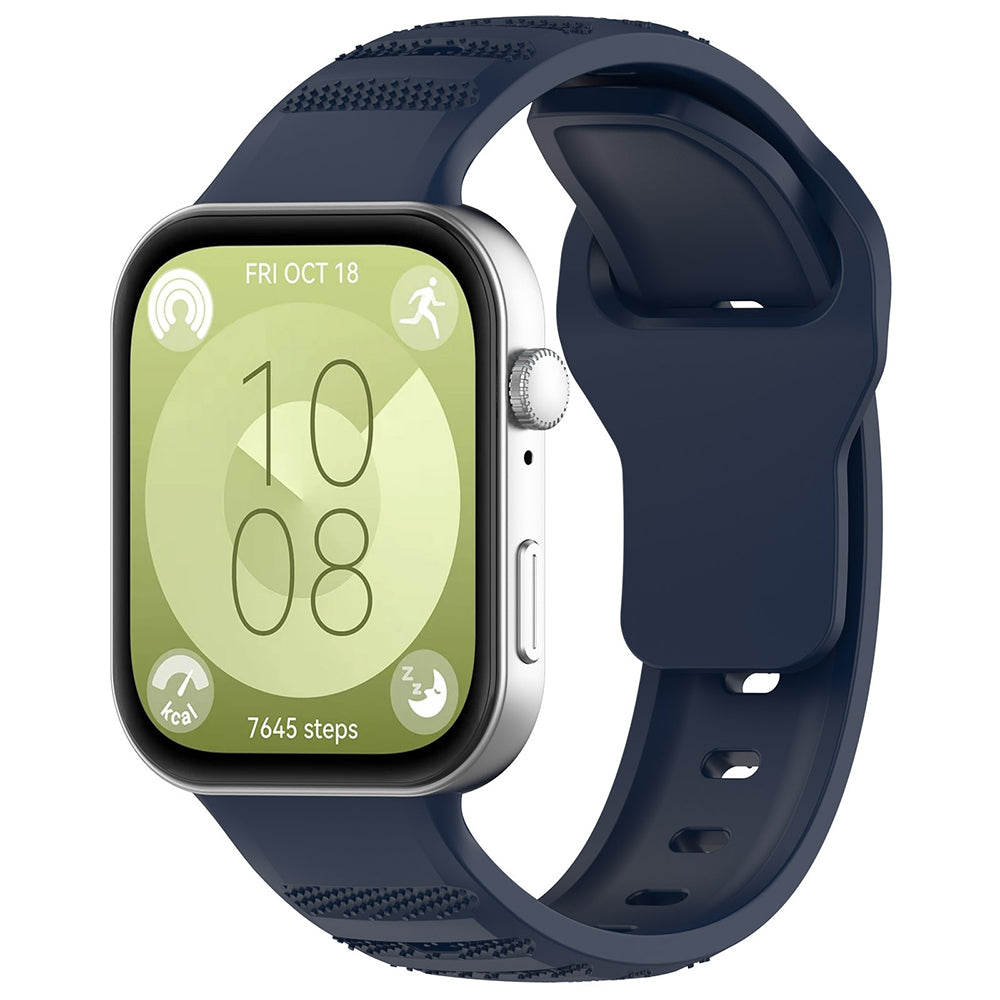 Techsuit W050 rem för Huawei Watch Fit 4 Pro / Fit 4 / Fit 3, Blå