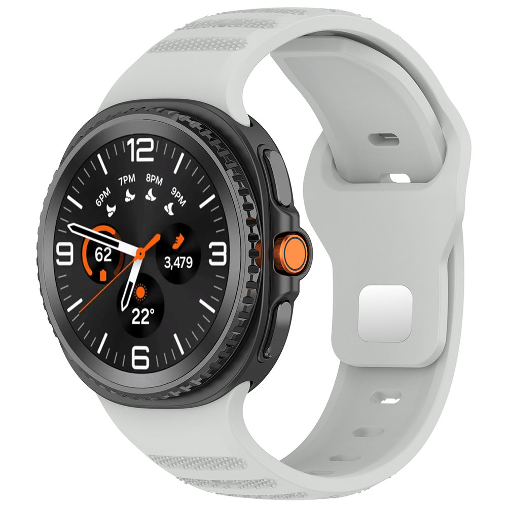 Techsuit W050 rem för Samsung Galaxy Watch 8 Classic / Watch8 44mm / Watch 8 40mm, Grå