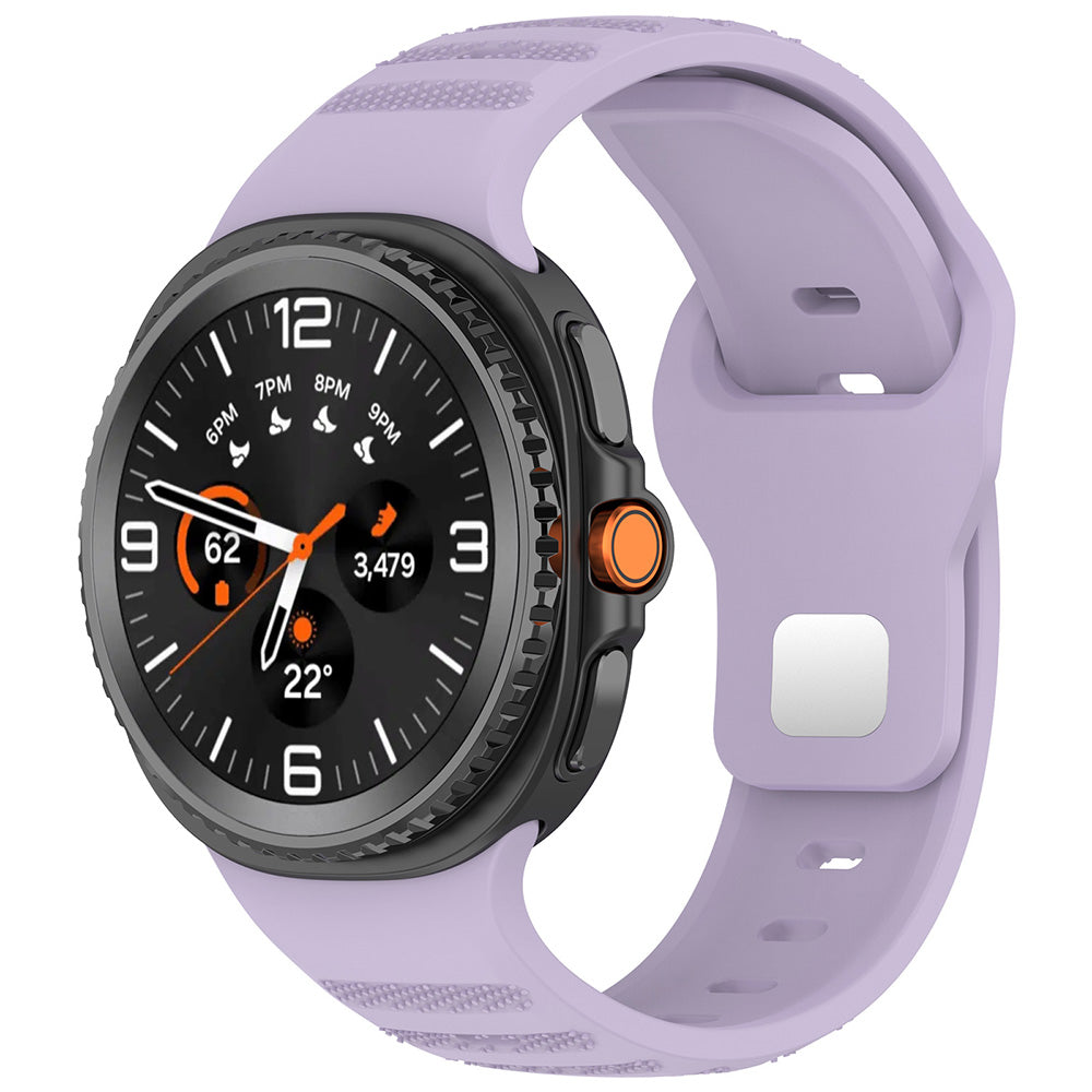 Techsuit W050 rem för Samsung Galaxy Watch 8 Classic / Watch8 44mm / Watch 8 40mm, Lila