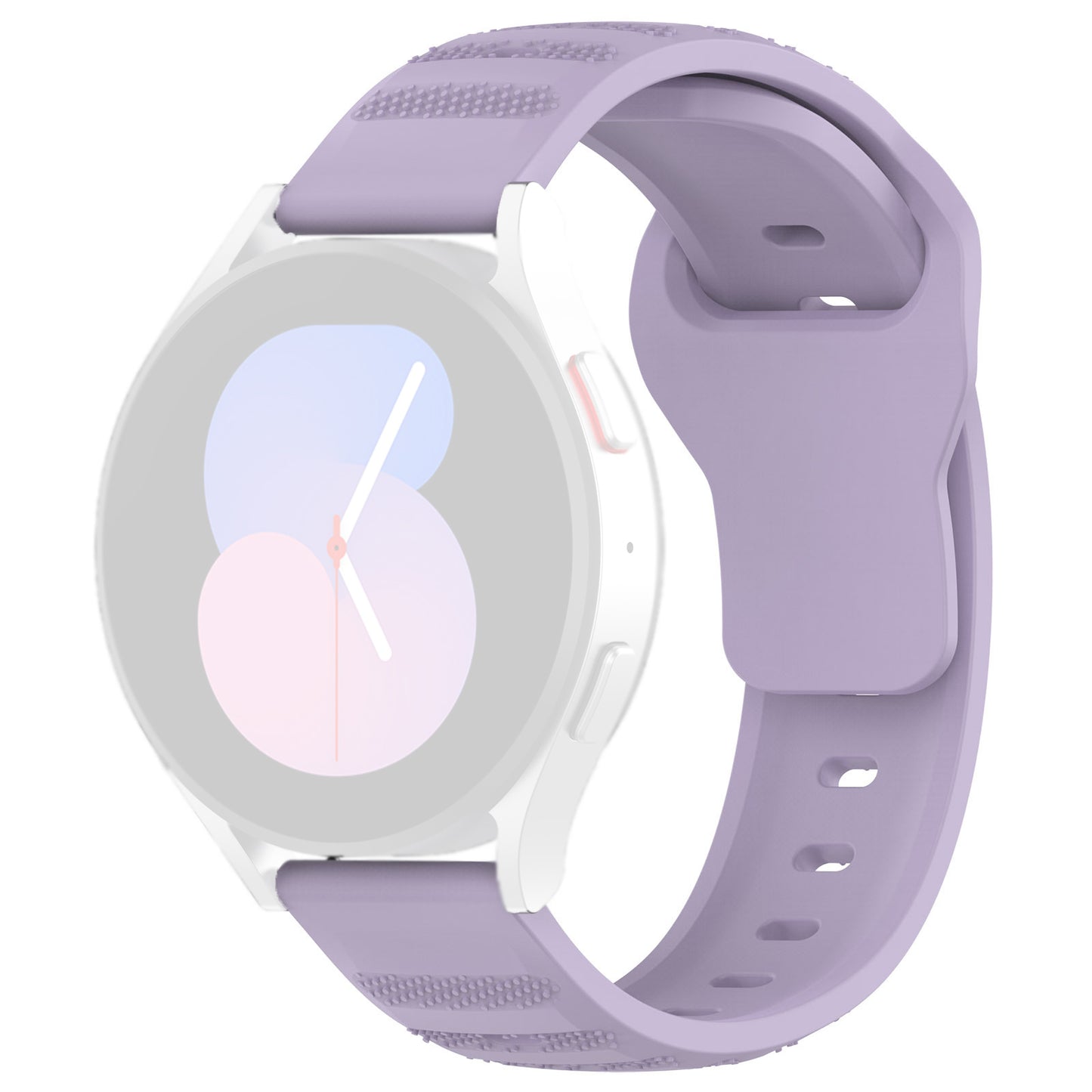 Techsuit W050 rem för Samsung Galaxy Watch / Huawei Watch Series, 20mm, Lila