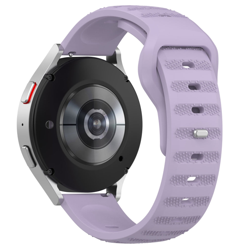 Techsuit W050 rem för Samsung Galaxy Watch / Huawei Watch Series, 20mm, Lila