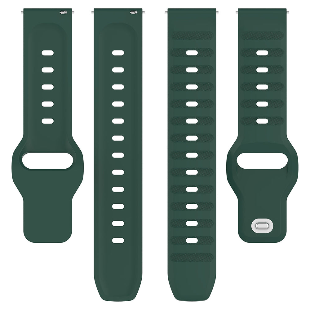 Techsuit W050 klockarmband för Samsung Galaxy Watch / Huawei Watch Series, 20mm, Grön