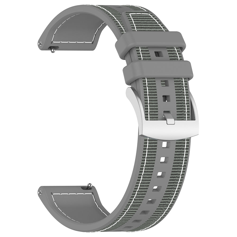 Techsuit W051 rem för Huawei Watch / Xiaomi Watch Series, 22mm, Grå