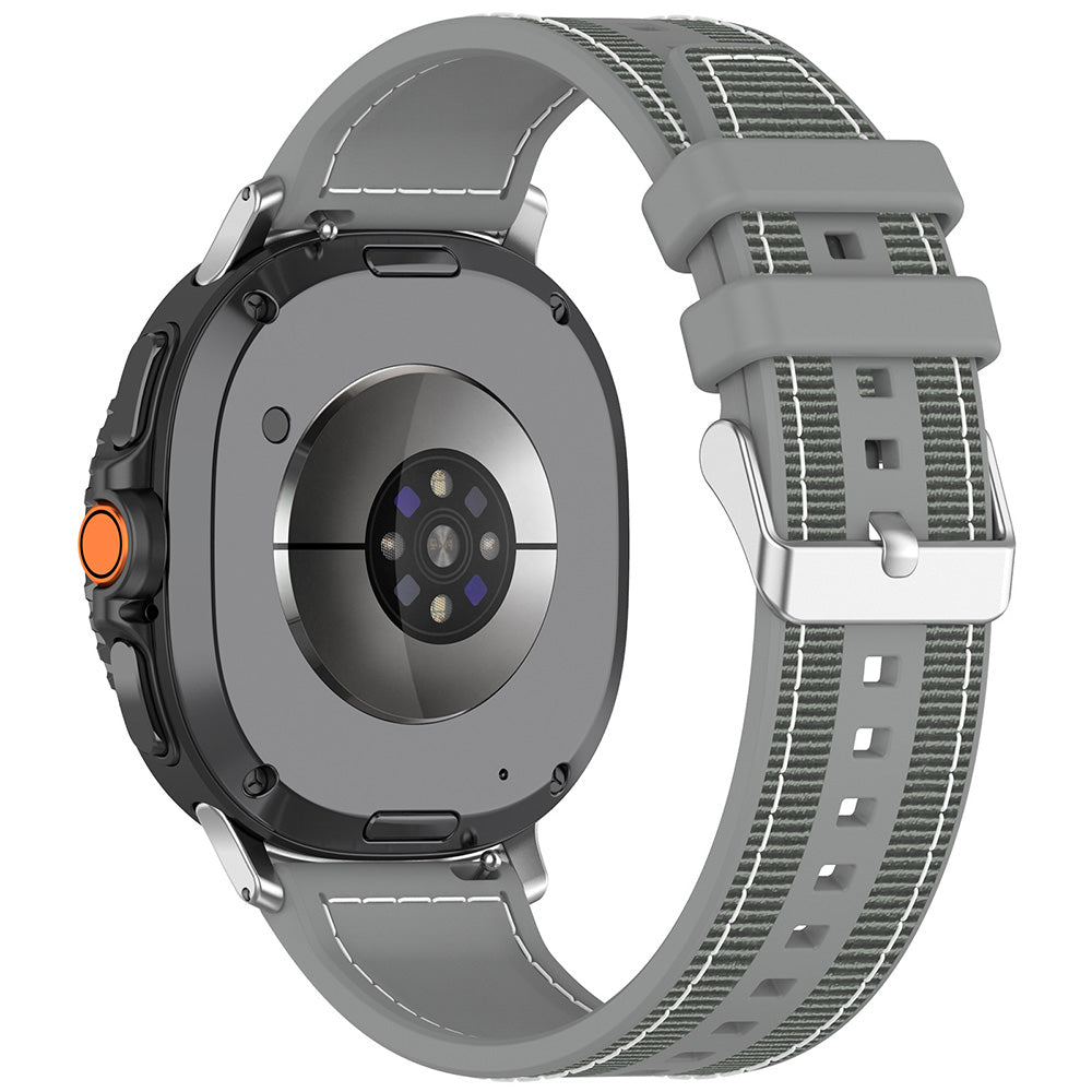 Techsuit W051 rem för Samsung Galaxy Watch 8 Classic / Watch8 44mm / Watch 8 40mm, Grå