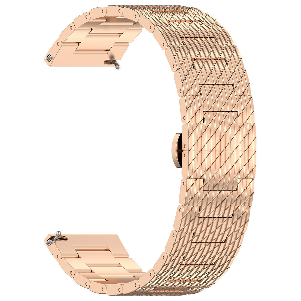 Techsuit W052 rem för Huawei Watch / Xiaomi Watch Series, 22mm, Roséguld