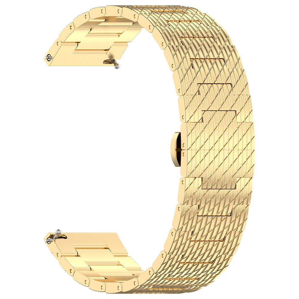 Techsuit W052 rem för Samsung Galaxy Watch / Huawei Watch Series, 20mm, Guld
