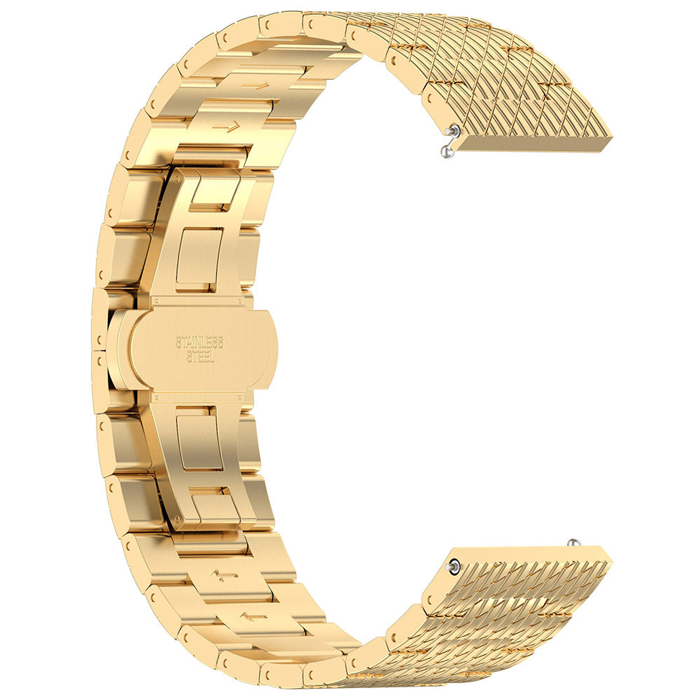 Techsuit W052 rem för Samsung Galaxy Watch / Huawei Watch Series, 20mm, Guld