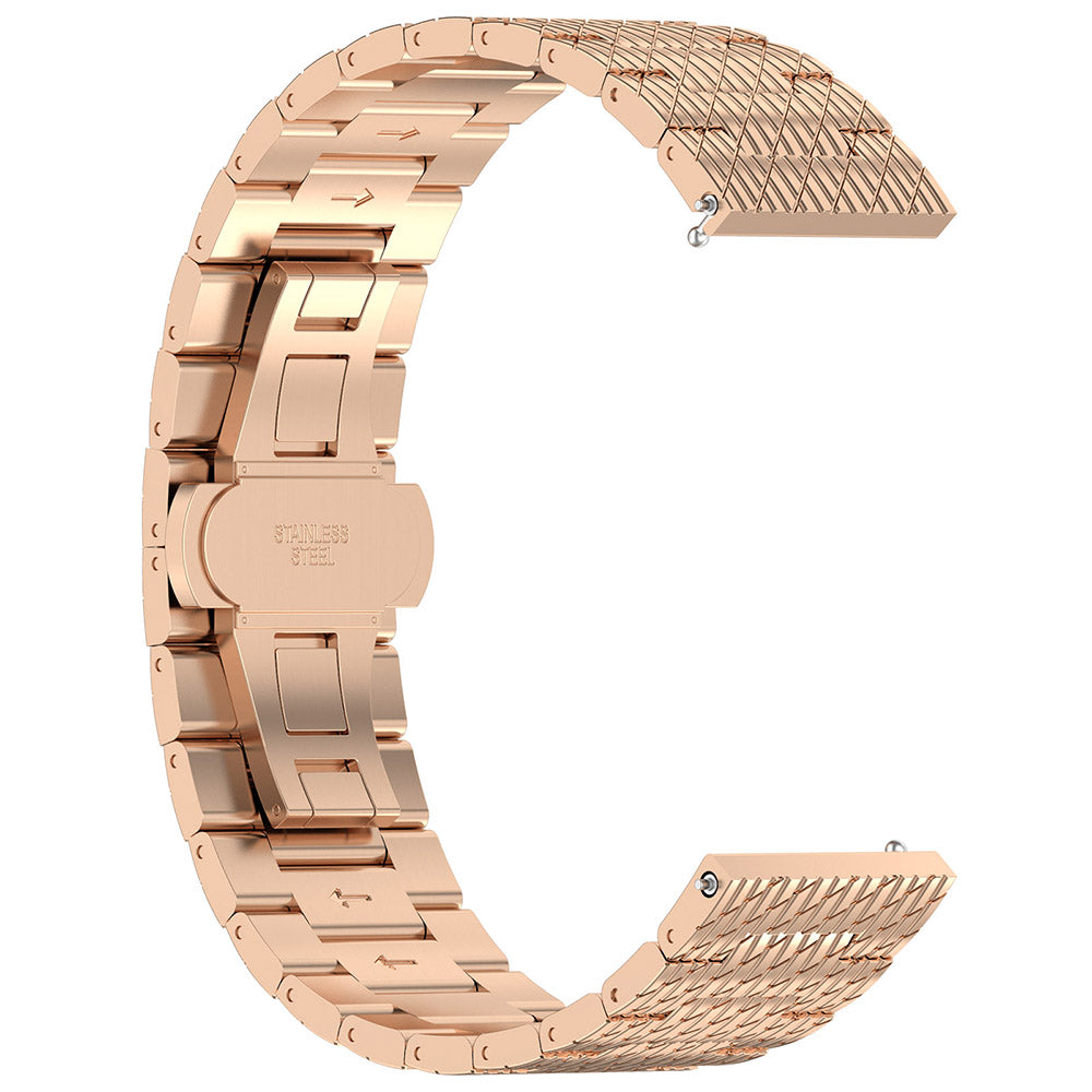 Techsuit W052 rem för Samsung Galaxy Watch / Huawei Watch Series, 20mm, Roséguld