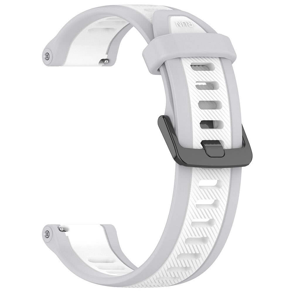 Techsuit W053 rem för Huawei Watch / Garmin Watch Series, 18mm, Vit