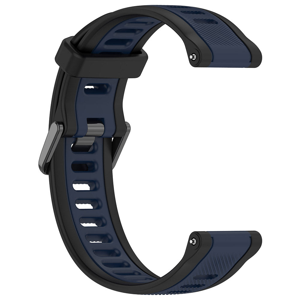Techsuit W053 rem för Samsung Galaxy Watch / Huawei Watch Series, 20mm, Mörkblå