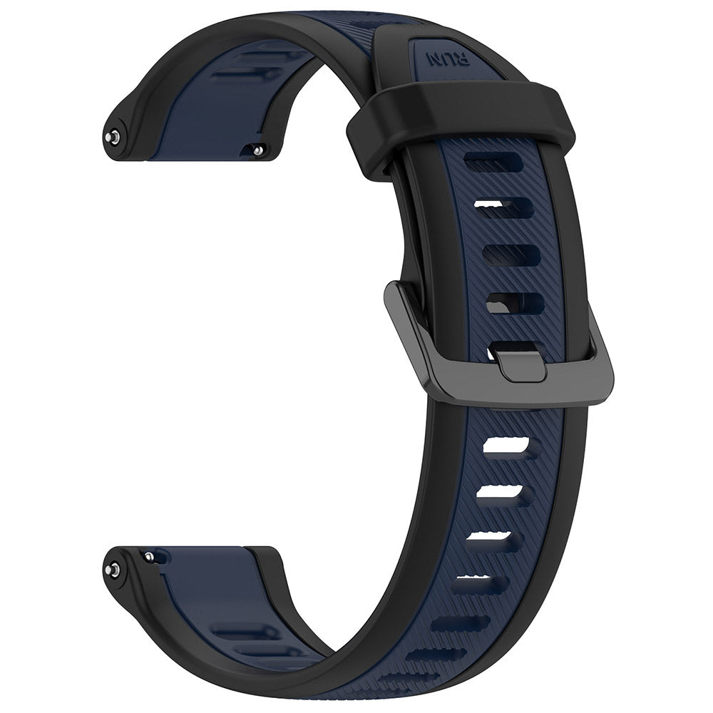 Techsuit W053 rem för Samsung Galaxy Watch / Huawei Watch Series, 20mm, Mörkblå