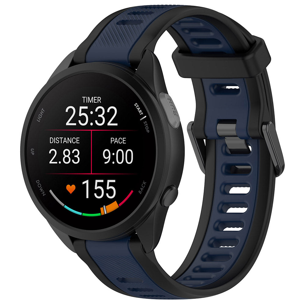 Techsuit W053 rem för Samsung Galaxy Watch / Huawei Watch Series, 20mm, Mörkblå