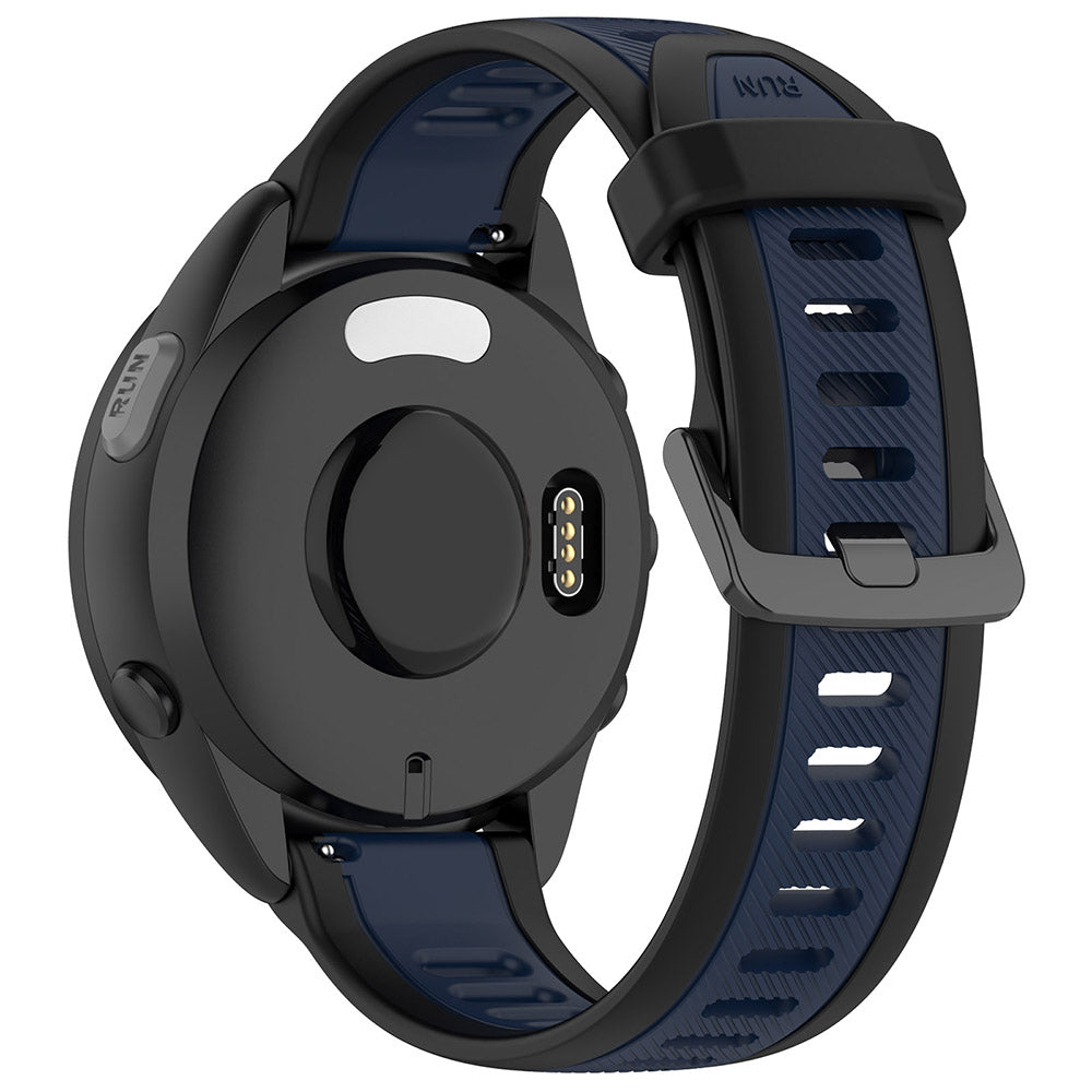 Techsuit W053 rem för Samsung Galaxy Watch / Huawei Watch Series, 20mm, Mörkblå