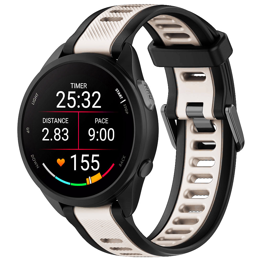 Techsuit W053 rem för Samsung Galaxy Watch / Huawei Watch Series, 20mm, Beige