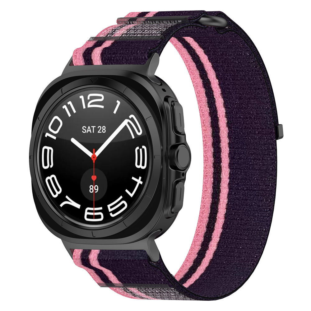 Techsuit W054 rem för Samsung Galaxy Watch Ultra, Rosa Svart