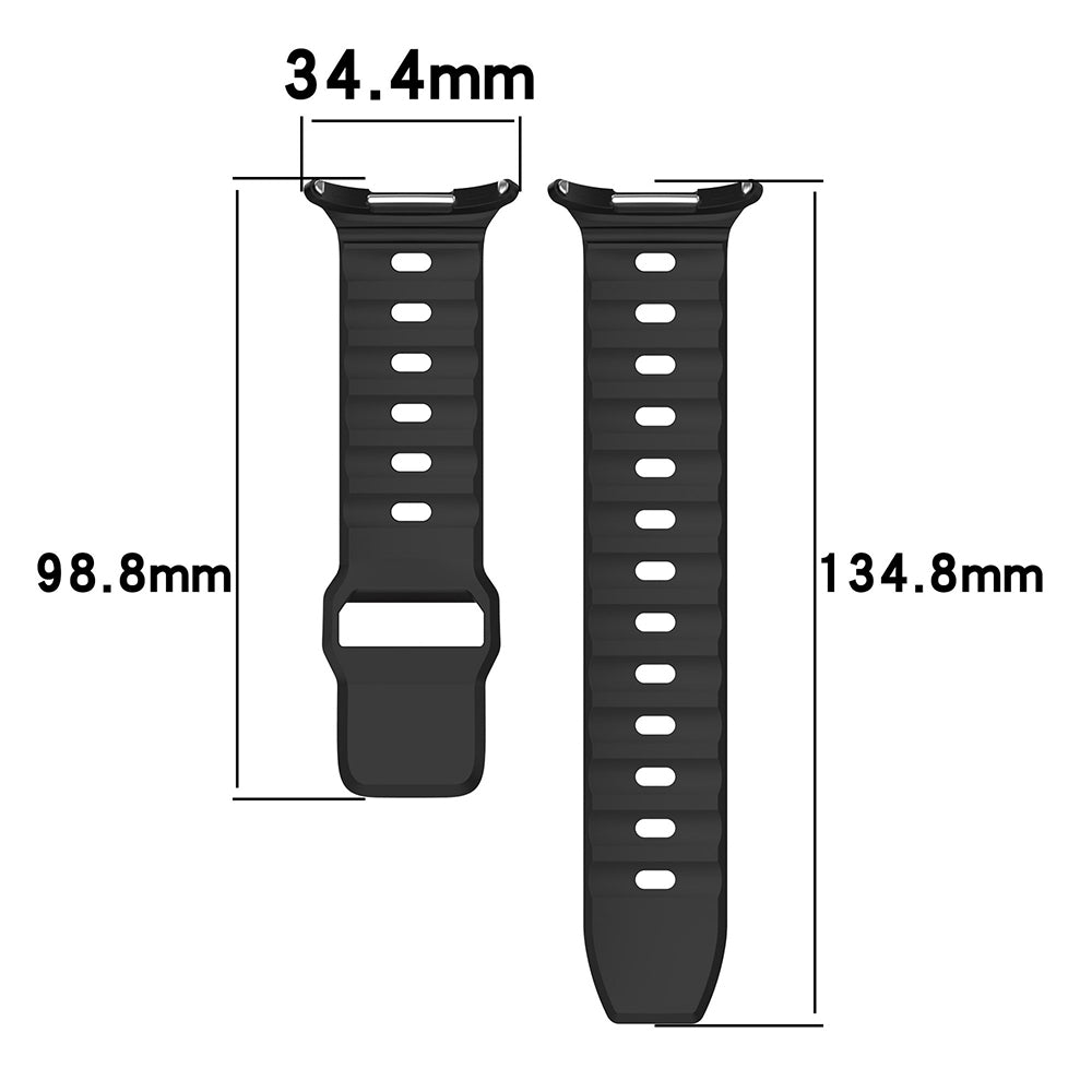 Techsuit W055 rem för Samsung Galaxy Watch Ultra, Mörkgrön