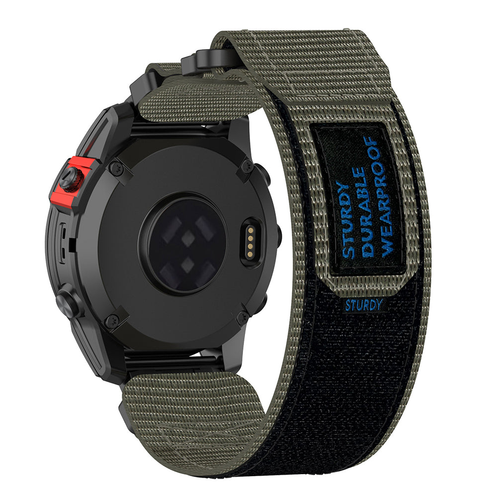 Techsuit W057 rem för Garmin Watch Fenix / Forerunner Series, 22mm, Grå