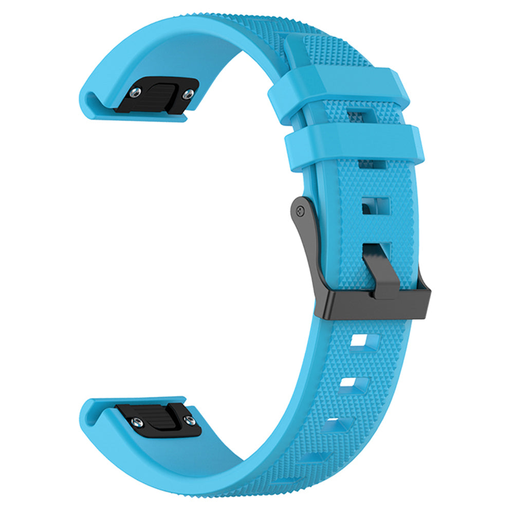 Techsuit W058 rem för Garmin Watch Fenix / Forerunner Series, 22mm, Blå