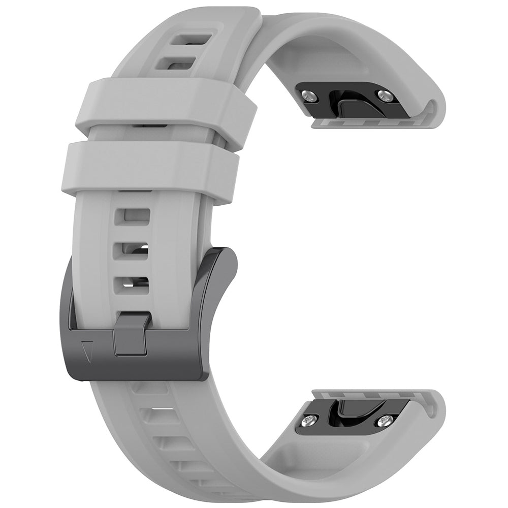Techsuit W060 rem för Garmin Watch Fenix Series, 26mm, Grå