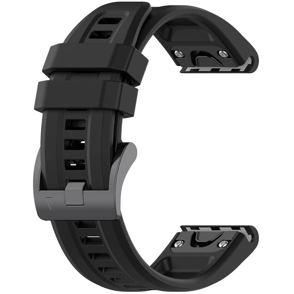 Techsuit W060 rem för Garmin Watch Fenix Series, 26mm, Svart