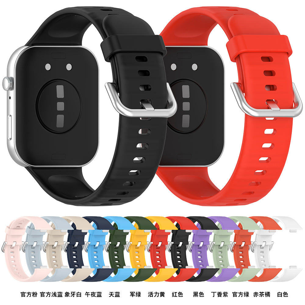 Techsuit W061 rem för Huawei Watch Fit 4 Pro / Fit 4 / Fit 3, Svart