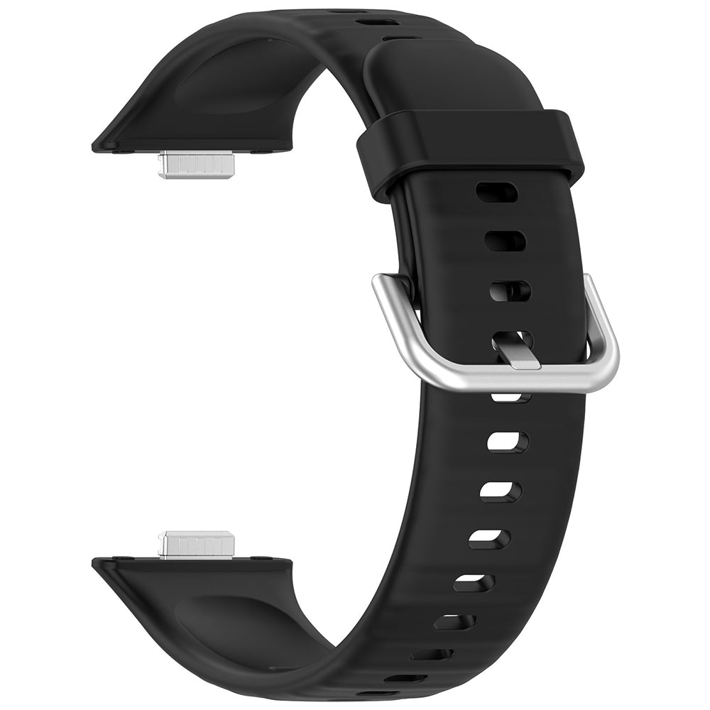 Techsuit W061 rem för Huawei Watch Fit 4 Pro / Fit 4 / Fit 3, Svart