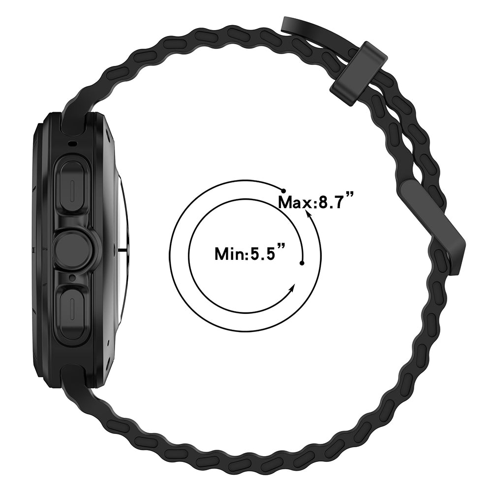 Techsuit W062 rem för Samsung Galaxy Watch Ultra, Grå