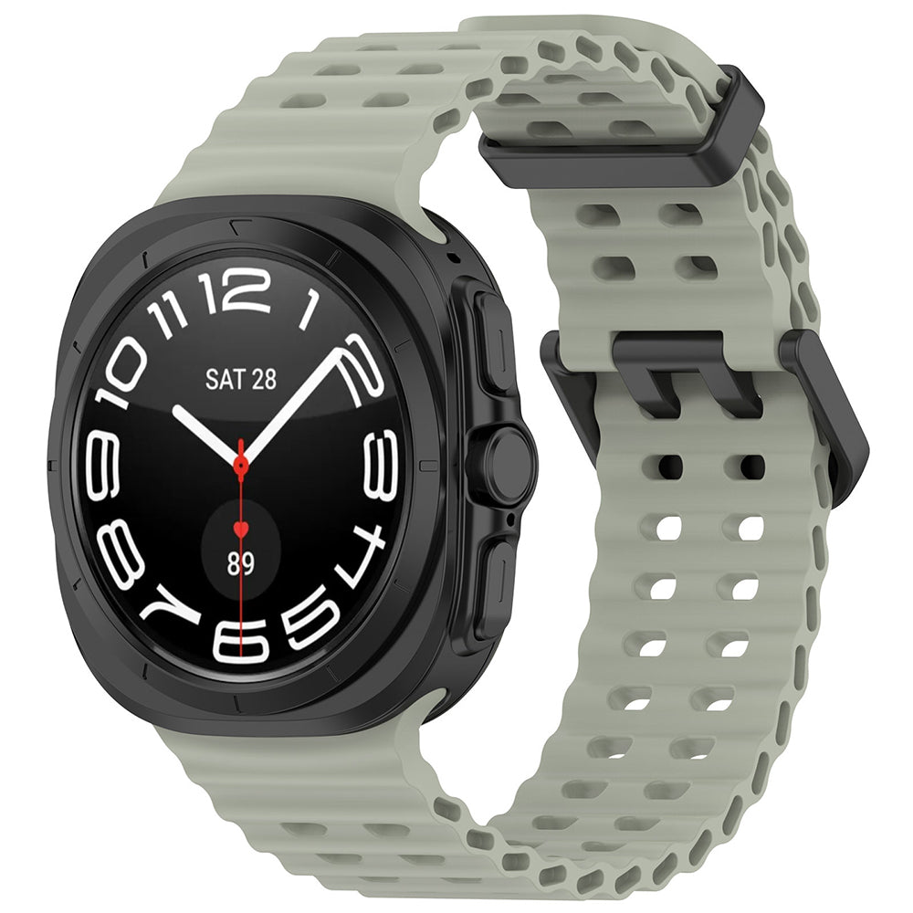 Techsuit W062 rem för Samsung Galaxy Watch Ultra, Ljusgrön