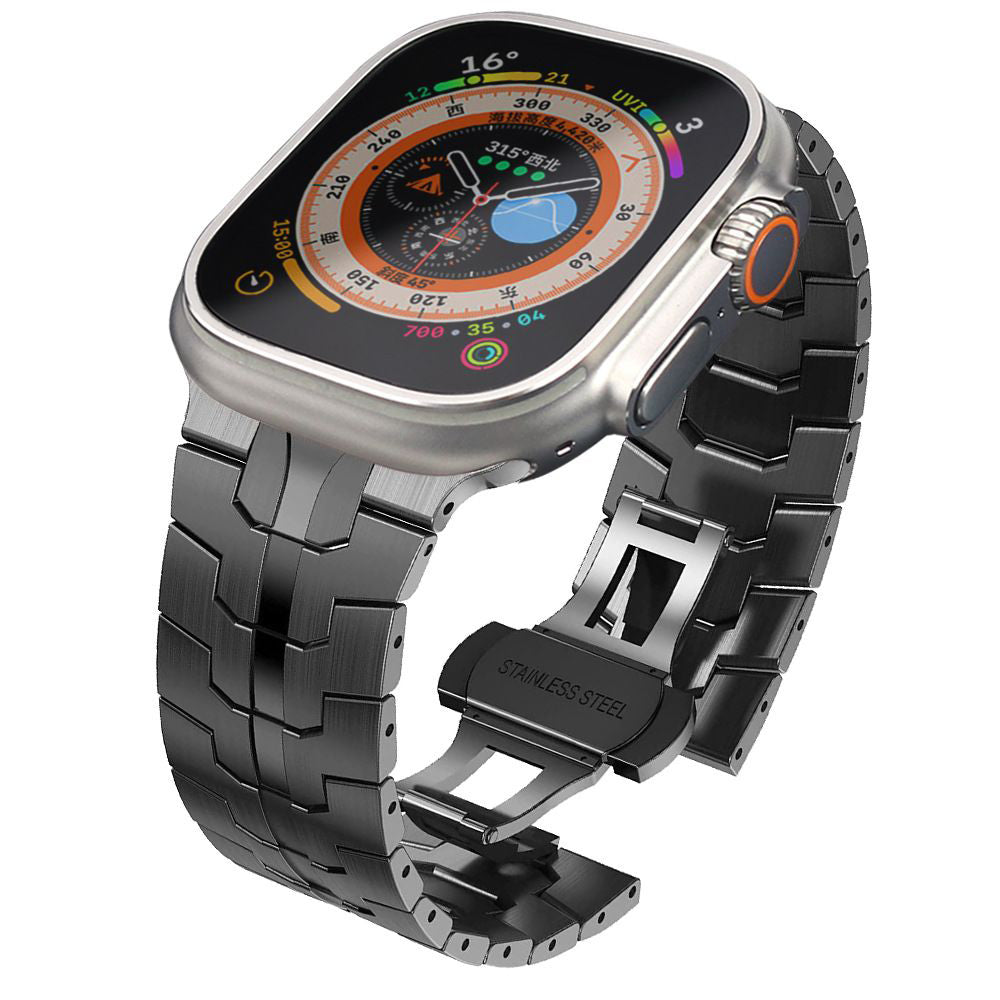 Techsuit W063 rem för Apple Watch 49mm / 46mm / 45mm / 44mm / 42mm Series, Grå