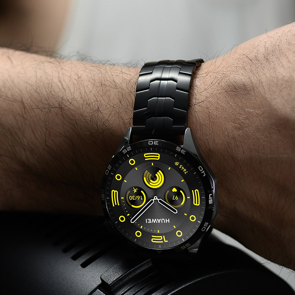 Techsuit W063 rem för Huawei Watch / Xiaomi Watch Series, Svart