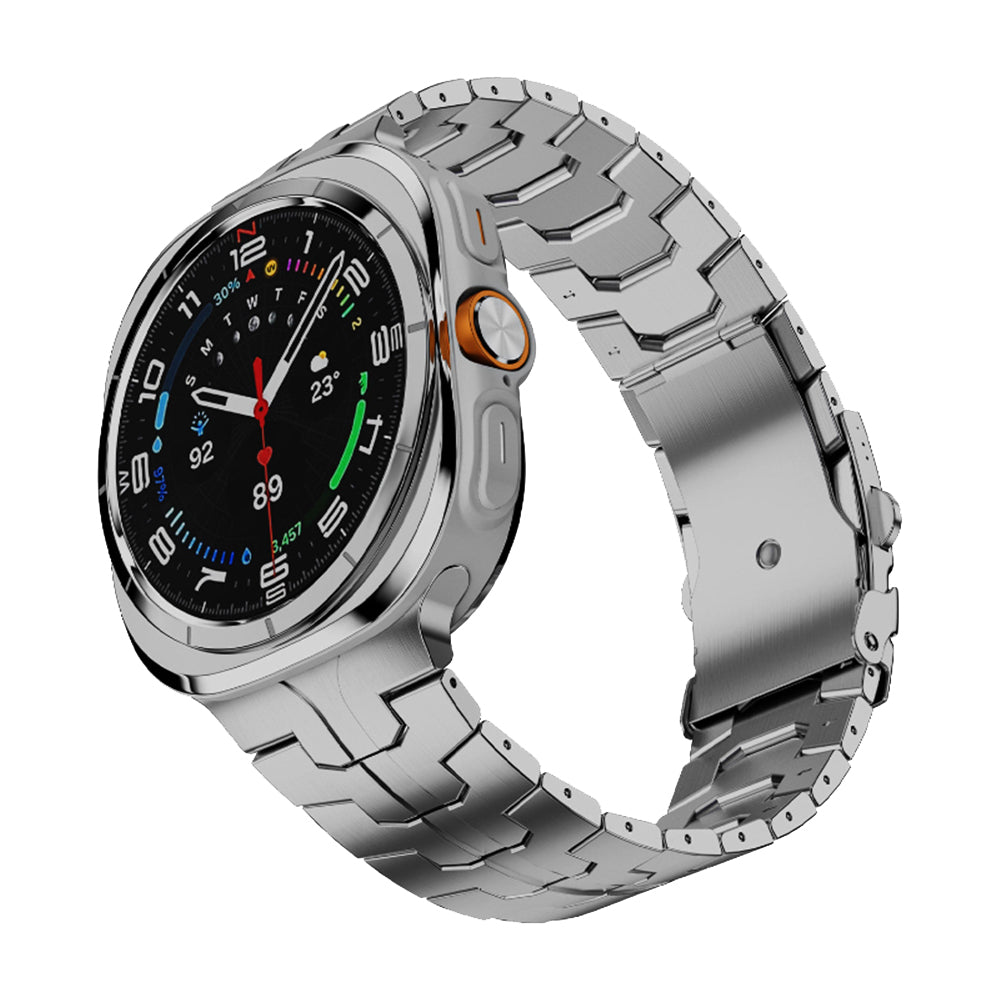 Techsuit W063 rem för Samsung Galaxy Watch Ultra, Silver