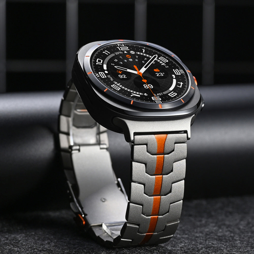Techsuit W063 rem för Samsung Galaxy Watch Ultra, Silver