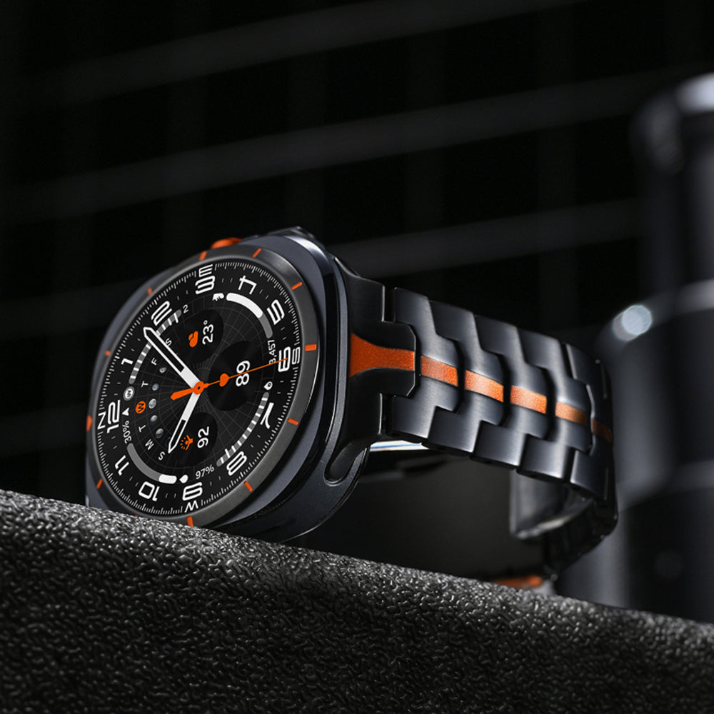 Techsuit W063 rem för Samsung Galaxy Watch Ultra, Silver