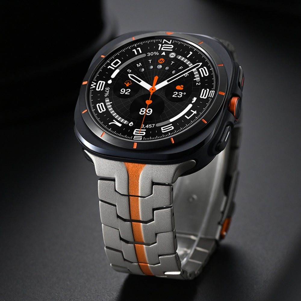 Techsuit W063 rem för Samsung Galaxy Watch Ultra, Silver