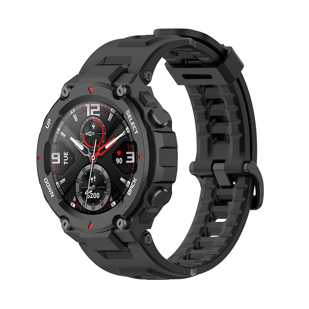 Techsuit W067 rem för Amazfit T-Rex Pro / T-Rex, Svart