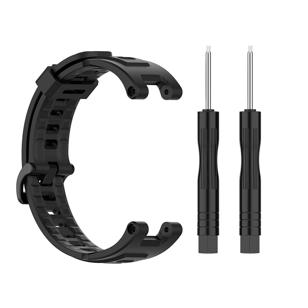 Techsuit W067 rem för Amazfit T-Rex Pro / T-Rex, Svart